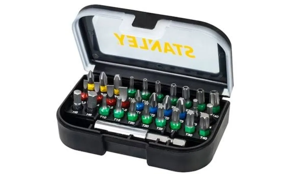 Jogo de Pontas 25mm de Aparafusar - 31Pcs Stanley STA60490-XJ