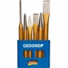 Jogo de Punção e Cinzel plano 6Pcs Gedore 106 D