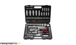Jogo 108 Pcs 1/4"+1/2" KS Tools 911.0708