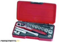 Jogo 34 Peças 3/8" Teng Tools T3834
