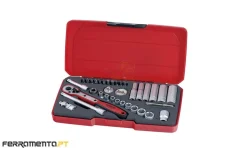 Jogo 36 Peças 1/4" Teng Tools T1436