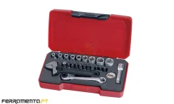 Jogo 23 Peças 1/4" Teng Tools T1423