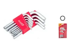 Jogos Chaves "L" Sextavadas Interiores WLHR-169S 2mm~12mm 12pçs MacFer 037.0075