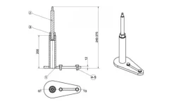 Kit Adaptadores de Suporte p/ Elevador Kroftools 9841
