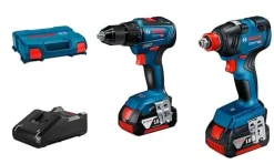 Kit Aparafusadora de Impacto GDX 18V-200 + Aparafusadora GSR 18V-55 Professional BOSCH 06019J2207
