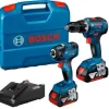 Kit Aparafusadora de Impacto GDR 18V-200 + Aparafusadora GSR 18V-55 06019J2108