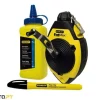 Kit Bate Linha c/ Pó e Marcador Stanley 0-47-681