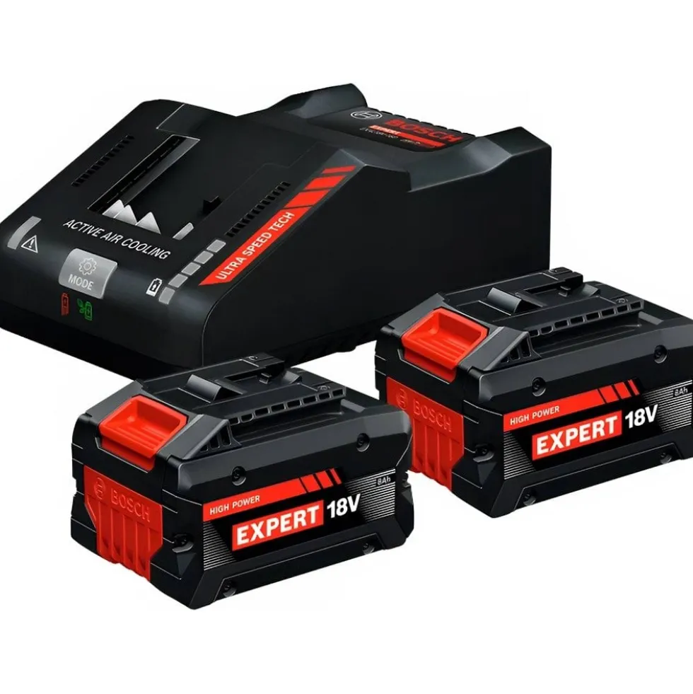 Kit Baterias EXPERT EXBA18V-80 + EXAL18V-160 Bosch 1600A0373T