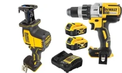Kit Berbequim DCD796 + Plaina 82mm DCP580 Dewalt DCD796NPRO9