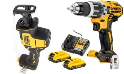 Kit Berbequim DCD796 + Serra Sabre DCS369 Dewalt DCD796NPRO8