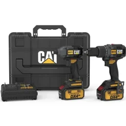 KIT Berbequim DX12 + Aparafusadora de Impacto DX71 18V 4.0Ah CAT DX12K.2
