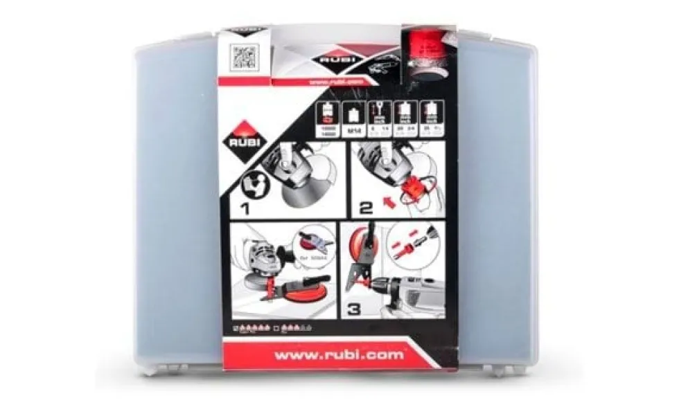 Kit 5 Brocas Craneanas Corte Seco Ø28 - 68 mm Rubi 50936