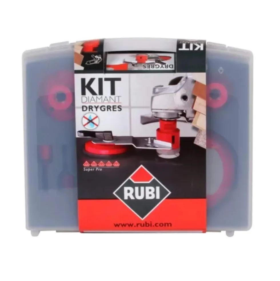 Kit 6 Brocas Diamantadas DRYGRES Rubi 50996