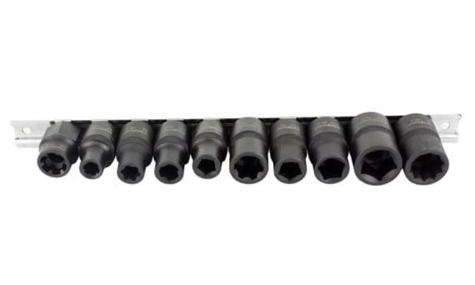 Kit Chaves Especiais 1/2” 10Pcs Kroftools 6090