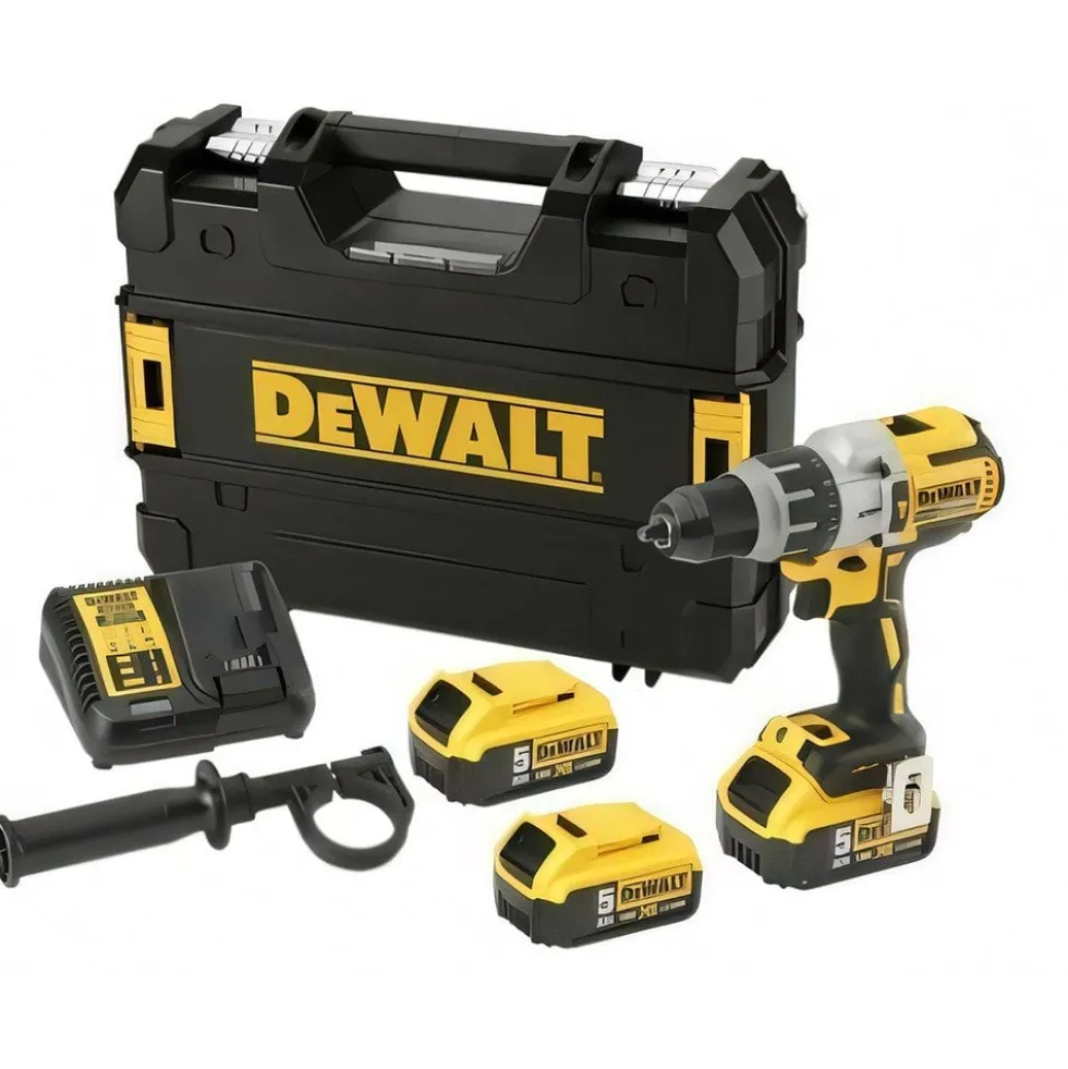 Kit Combo Berbequim Combinado + 3 Baterias 18V e Carregador Dewalt CPROF177