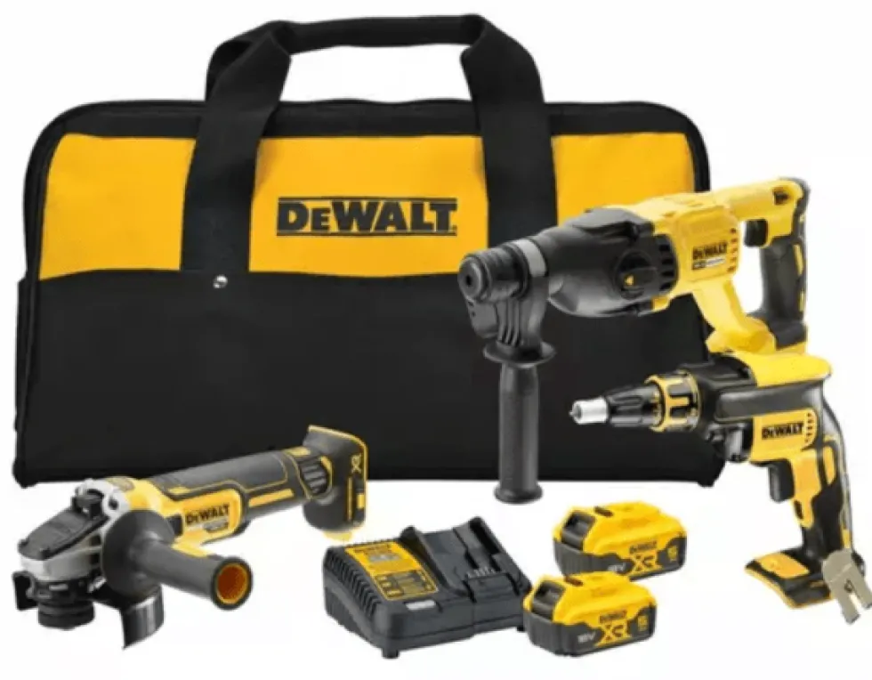 Kit Combo de Pladur 3 Máquinas 18V DeWalt DCK304P2-QW