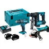Kit Combo 3 Ferramentas 18V Makita DLX3555PT1