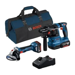 Kit Combo GWS 18V-7 + GBH 18V-22 Professional Bosch 0615A50037