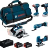 Kit Combo 5 Maquinas Professional 18V Bosch 0.615.A50.0BV