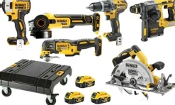 Kit Combo 6 Maquinas 18V + Carrinho DWST1-71229 Dewalt DCD796NPRO18