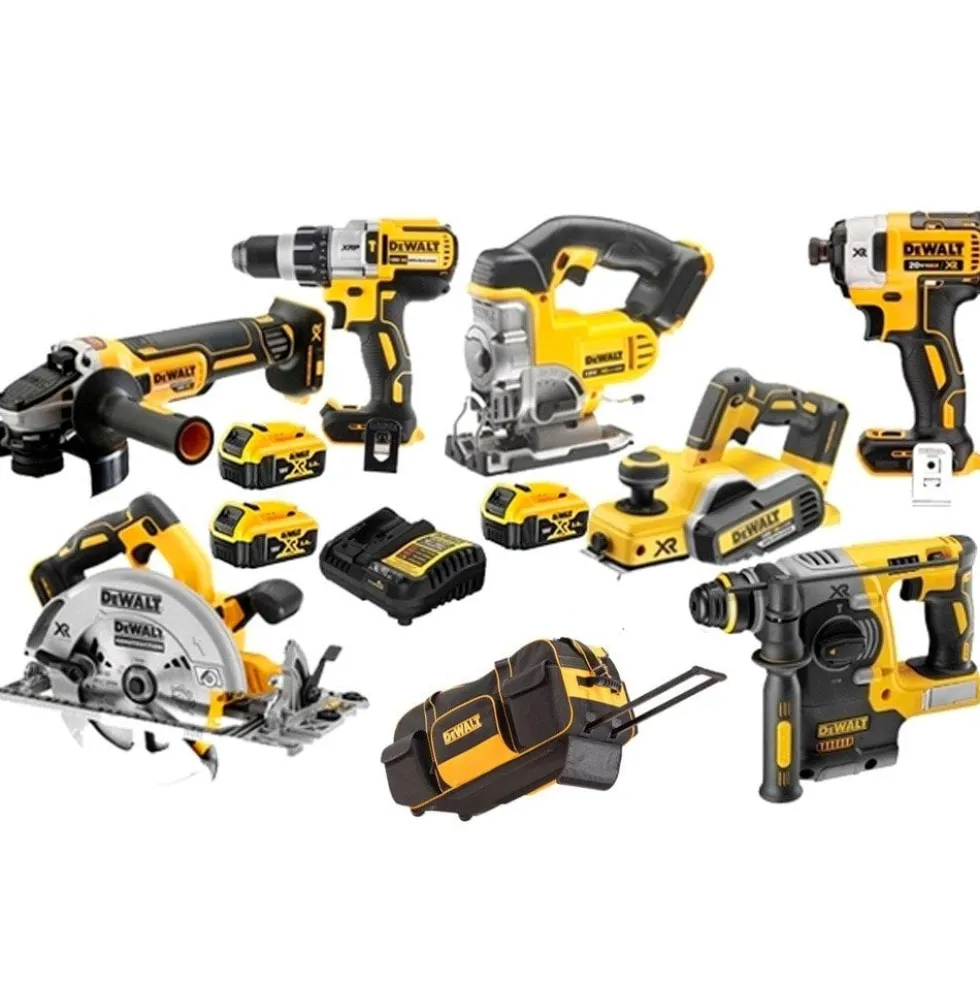 Kit Combo 7 Maquinas 18V + Mala Com Rodas DWST1-79210 Dewalt DCD996NPRO19