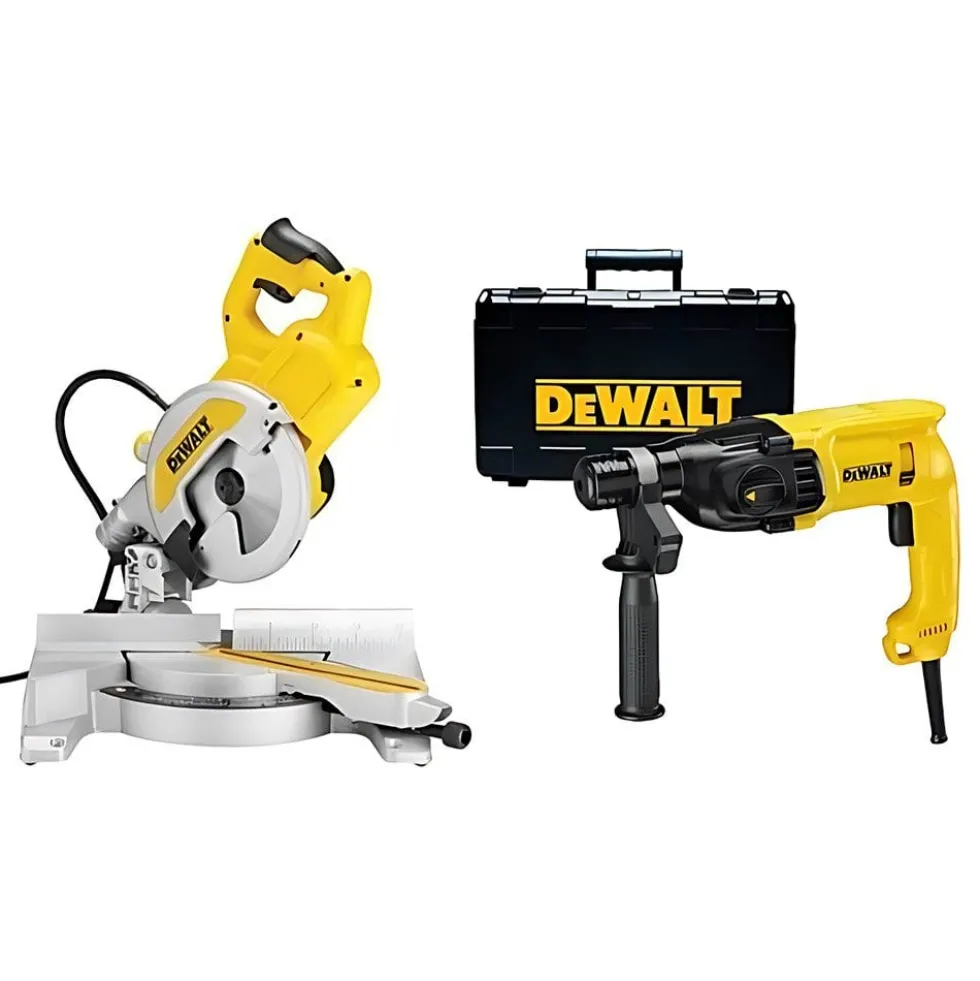 Kit Combo Serra de Esquadria DWS777 + Martelo Combinado 710W PROMO
