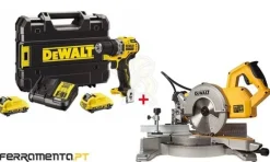 Kit Combo Serra de Esquadria 216mm + Berbequim Combinado Dewalt CPROF624