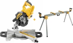 Kit Combo Serra de Esquadria 216mm + Bancada Dewalt CPROF473