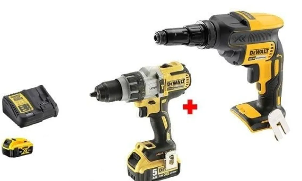 Kit Combo 18V Berbequim Combinado + Aparafusadora de Pladur Dewalt CPROF399