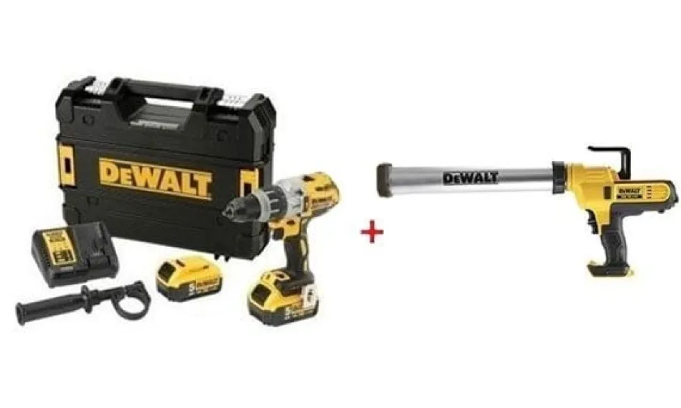 Kit Combo 18V Berbequim Combinado + Pistola química Dewalt CPROF475