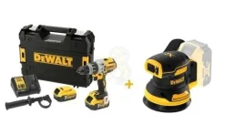 Kit Combo 18V Berbequim Combinado + Lixadora Rotoorbital Dewalt CPROF560