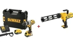 Kit Combo 18V Berbequim Combinado + Pistola química Dewalt CPROF390