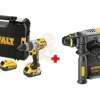 Kit Combo 18V Berbequim Combinado + Martelo Eletropneumático Dewalt CPROF394