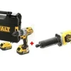 Kit Combo 18V Berbequim Combinado + Rectificadora 38mm Dewalt CPROF445