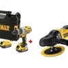 Kit Combo 18V Berbequim Combinado + Polidora 180mm Dewalt CPROF598