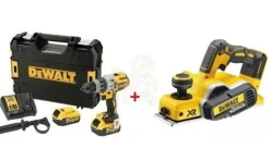 Kit Combo 18V Berbequim Combinado + Plaina 82mm Dewalt CPROF383