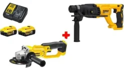 Kit Combo 18V DCH133NT + DCG412N DeWalt DCK2027P2T-QW