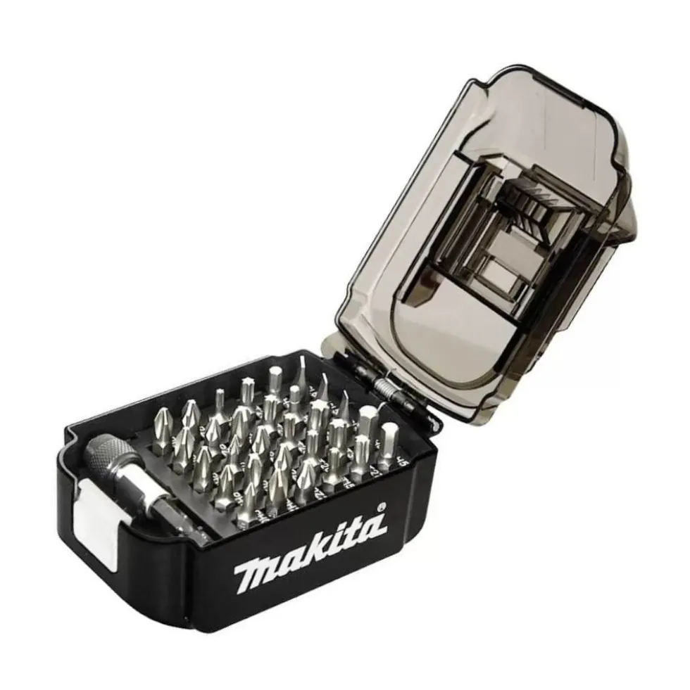 Kit com 12 Estojos de 31 Peças Forma Bateria Makita E-00022