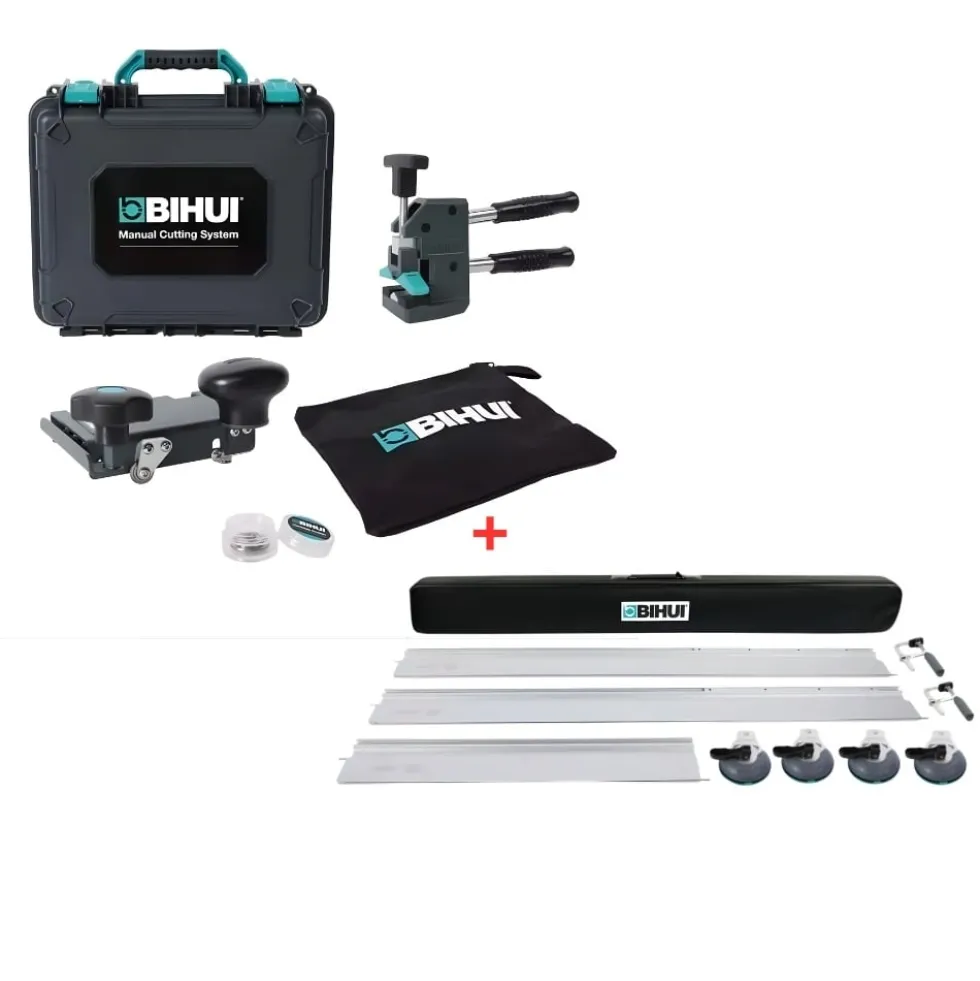 KIT Cortadora Manual para Ceramica / Azulejos+ Kit de Réguas e Ventosas BIHUI LFMC5LFRS5