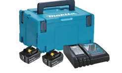 Kit de Baterias 6,0 Ah BL1860Bx2 + DC18RC Makita 198116-4