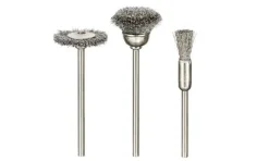 Kit de Mini Escovas de Arame - 3 Pcs Stanley STA36090-XJ