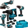 Kit DHP481Z + DHR243Z + DTD153Z + DGA504Z Makita DHP482PRO15