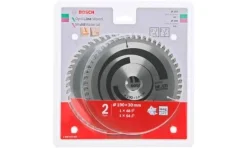 Kit 1+1 Discos Serra Circular 190mm P/ Madeira Bosch 2608644655