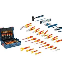 Kit Ferramenta Manual para Electricistacom 37 undidades + Mala L-BOXX 136 Bosch 1600A02NG4