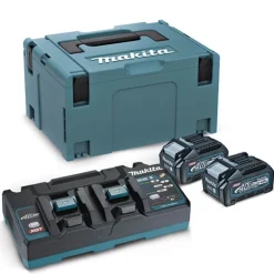 Kit Fonte Alimentação XGT 2 x 4AH + DC40RB (MAKPAC) Makita 191U008