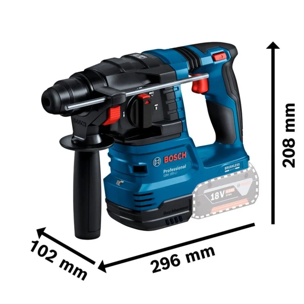 Kit GBH 18V-22 + GSR 18V-65 + GDX 18V-285 Bosch 0615A50093