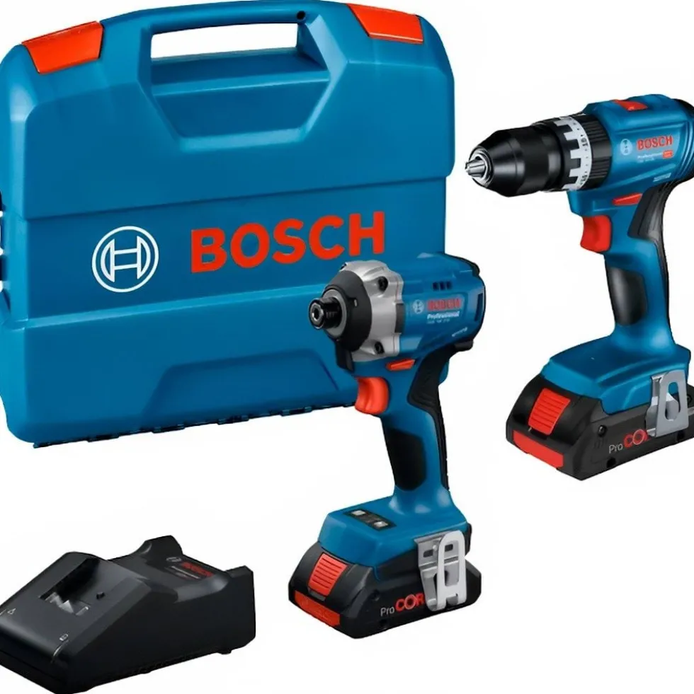 Kit GSB 18V-45 + GDR 18V-215 Bosch 0615A50069