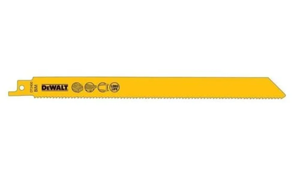 Kit 100 Lâmina Serra Sabre Bi-metal 225mm Dewalt DT2400-QZ