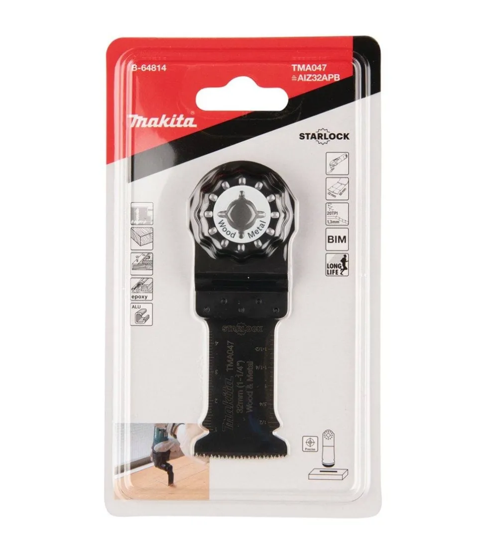 Kit 20 Lâminas Imersão 32x50 mm Bimetal Makita B-6481420
