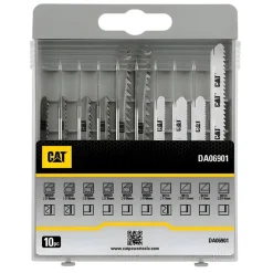 Kit 10 Lâminas Madeira e Metal P/ Tico-tico CAT DA06901